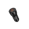 Зарядний пристрій XO CC55 QC3.0 18W (2USB/2.4A) + USB - Lightning + MicroUSB + Type-C Black (XO-CC55-BK)
