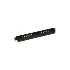 Кабельный организатор 19" 1U 40х60 пластиковая гребенка, RAL9005 Conteg (DP-VP-K02)