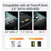 Кишеня зовнішня Maiwo 2.5" SATA/SSD HDD - USB3.1 Gen1 Type-C (K2510)