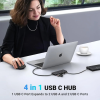 Концентратор Ugreen USB-C to 2xUSB 3.2 Gen2 + 2xUSB-C 3.2 Gen2 10Gbps CM806 black (35583)