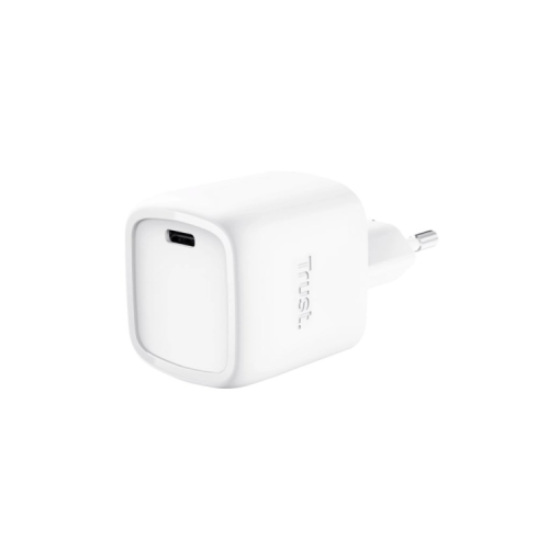 Зарядний пристрій Trust USB-C PD30W GaN white (25520_TRUST)