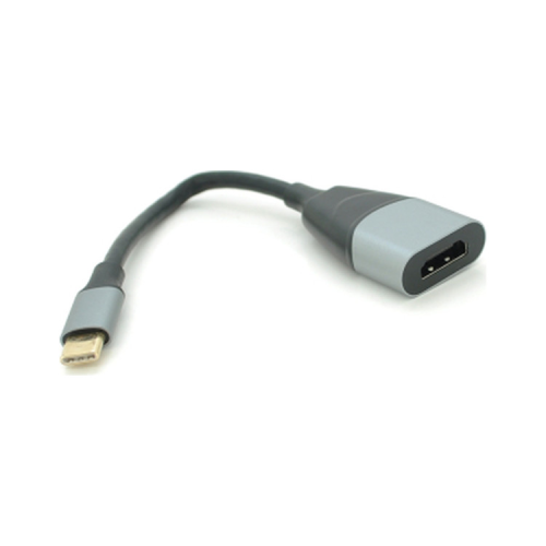 Переходник USB-C to HDMI F 0.18m black-gray Voltronic (YT-Type-C(M)/HDMI(F)-18cm)