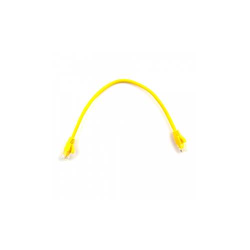 Патч-корд 0.3м, RJ-45, Cat.5e, CU, медь, желтый Ritar (PCR-CU/0.3Yw / 04268)