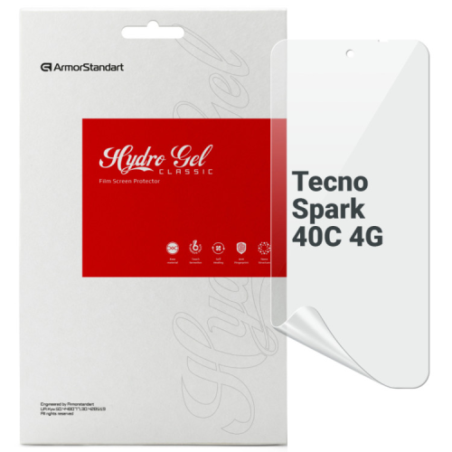Плівка захисна Armorstandart hydrogel Tecno Spark 40C 4G (ARM87306)