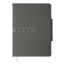 Еженедельник Buromax датированный 2025 NAVIGATOR, А5 серый (BM.2124-09)