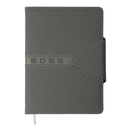 Тижневик Buromax датований 2025 NAVIGATOR, А5 сірий (BM.2124-09)