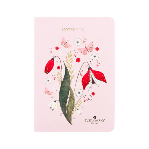 Книга записна Axent A5 TR Secret Garden 1, 80 аркушів клітинка (8700-17-A-TR)