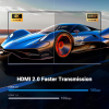 Кабель мультимедійний HDMI M to HDMI M 3.0m V2.0 4K60Hz HD153 black Ugreen (25300)