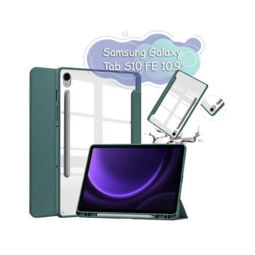 Чохол до планшета BeCover Soft Edge Samsung Galaxy Tab S10 FE (SM-X520/SM-X526) 10.9" Dark Green (713302)
