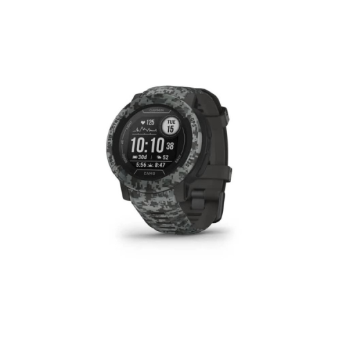 Смарт-годинник Garmin Instinct 2, Camo Edition, Graphite Camo, GPS (010-02626-03)