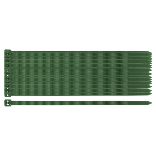 Стяжка Neo Tools 50шт, пластик, 4.8х160мм, зеленая (15-979)