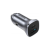 Зарядное устройство Ugreen 1xUSB-C + 1xUSB 30W car adapter CD130 black (40858)