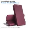 Чохол до мобільного телефона BeCover Exclusive Motorola Moto G17 / G17 Power Red Wine (715930)