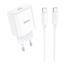 Зарядний пристрій HOCO C76A Pro Majestic USB-C PD30W + cable USB-C to USB-C White (6942007616324)