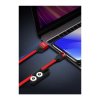 Дата кабель USB 2.0 AM to Lightning + Micro 5P + Type-C NB128 Magnetic Red XO (XO-NB128-RD)