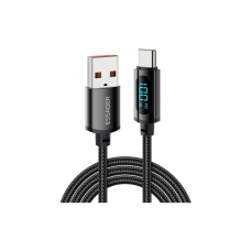 Дата кабель USB 2.0 AM to USB-C 2.0m 7A LED black Essager (EXCT-XYA01-P)