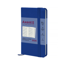Еженедельник Axent датированный 2026 Pocket Strong 90х150, классический синий (8508-26-38-A)