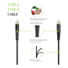 Дата кабель USB-C to USB-C 0.2m CBFLEXTT0 60W Intaleo (1283126559495)
