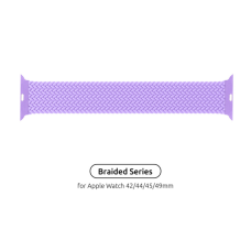 Ремінець до смарт-годинника Armorstandart Braided Solo Loop для Apple Watch 49/46/45/44/42 (Series 1-3) Lavender Grey Size 8 (160 mm) (ARM64911)