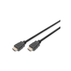 Кабель мультимедійний HDMI M to HDMI M 1.0m 4K Digitus (AK-330107-010-S)