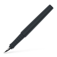 Ручка пір'яна Faber-Castell POLY Fountain Pen Black, колір корпусу чорний, перо F (0,5 мм) (32995)