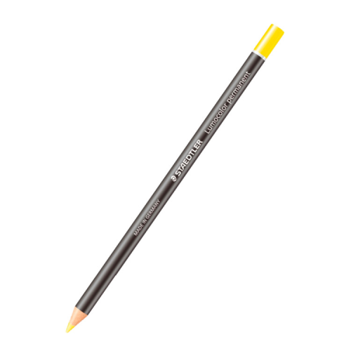 Маркер Staedtler олівець Lumocolor glasochrom permanent жовтий (ST.108 20-1)