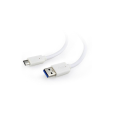 Дата кабель USB 3.0 AM to USB-C 0.1m Cablexpert (CCP-USB3-AMCM-W-0.1M)
