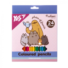 Олівці кольорові Yes Pusheen 24 кольорів (290771)
