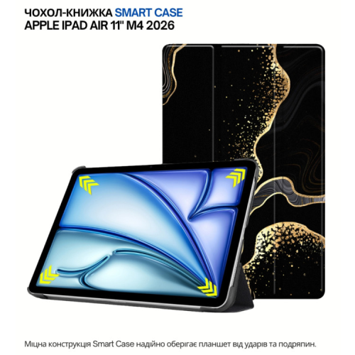Чохол до планшета BeCover Smart Case Apple iPad Air 11" M4 2026 Black Abstraction (715204)