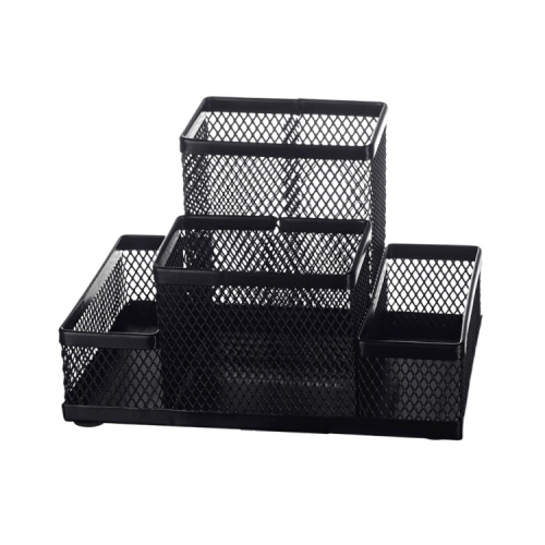 Підставка для дрібниць Buromax 154 x 103 x 100 мм, металева, чорна (BM.6246-01)