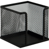 Подставка-куб для писем и бумаг Buromax 10х10х10 см, wire mesh, black (BM.6215-01)