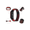 Ремінець до фітнес браслета BeCover Nike Style для Xiaomi Mi Smart Band 5 Black-Red (705153)