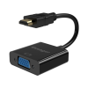 Перехідник HDMI to VGA 0.15m Essager (EZJHV-HY01)