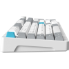 Клавіатура GamePro Asgard Drakkar Keychron Super Red Switch Wireless/Bluetooth/USB UA White (MK305WH)