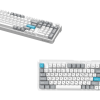 Клавіатура GamePro Asgard Drakkar Keychron Super Red Switch Wireless/Bluetooth/USB UA White (MK305WH)