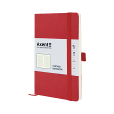 Блокнот Axent Partner Soft Skin 125x195 мм 96 листов в клетку Красный (8616-06-A)
