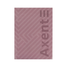 Книга записна Axent A4 Pattern, 96 аркушів клітинка, рожевий (8425-4-A)