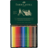 Олівці кольорові Faber-Castell POLYCHROMOS 24 кольора, в металевій коробці (110024) (15441)