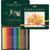 Олівці кольорові Faber-Castell POLYCHROMOS 24 кольора, в металевій коробці (110024) (15441)
