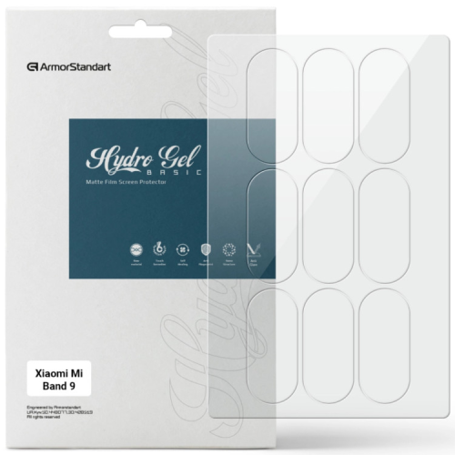 Плівка захисна Armorstandart Matte hydrogel Xiaomi Mi Band 9 9 pcs (ARM92119)