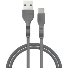 Дата кабель USB 2.0 AM to USB-C 1.2m Black ACCLAB (1283126518232)