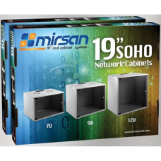 Шафа настінна Mirsan SOHO 9U 19" 535x400, RAL 7035 (MR.SOH09U40DE.02)