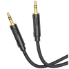 Кабель мультимедійний 3.5mm M to 3.5mm M 1.0m UPA30 Friend AUX Black HOCO (6942007625463)