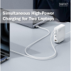 Зарядний пристрій Digitus 3xUSB-C + 1xUSB PD140W GaN white (DA-10305)