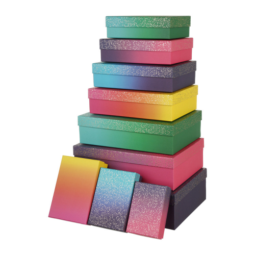 Подарункова коробка Buromax 10 шт 1в1 тиснення фольгою (BM.2333704)