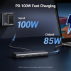 Концентратор Ugreen USB-C to 2xUSB 3.2 + 2xUSB-C 3.2 + 2xHDMI + DP 4K60Hz + PD 100W CM639 gray (35625)