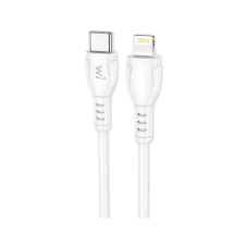 Дата кабель USB-C to Lightning 1.0m PD PVC white Wibrand (WI.DC/BO1W-CL)