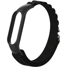 Ремешок для фитнес браслета Armorstandart AlpinaStyle Band для Xiaomi Mi Band 7/6/5/4 Black (ARM64987)