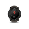 Смарт-годинник Garmin Instinct 3, 50mm, AMOLED, Black Bezel with Charcoal Band, GPS (010-03020-00)