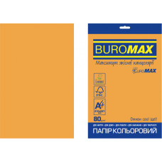 Бумага Buromax А4, 80g, NEON orange, 20sh, EUROMAX (BM.2721520E-11)